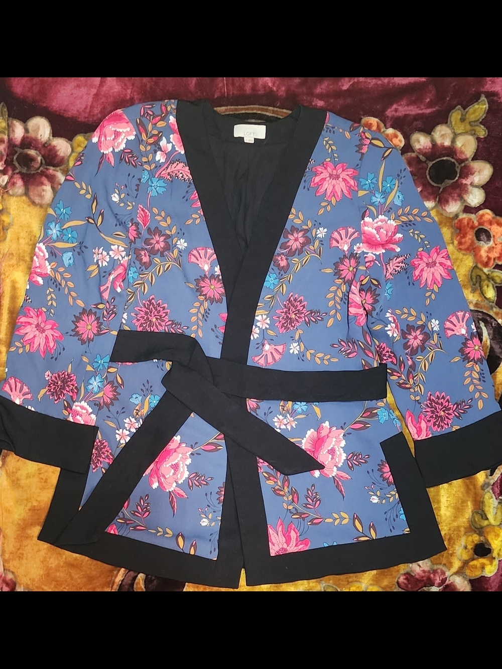 LOFT Wildflower Wrap Jacket